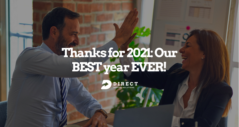 We’re Up 75%. Thanks For Our BEST Year EVER!