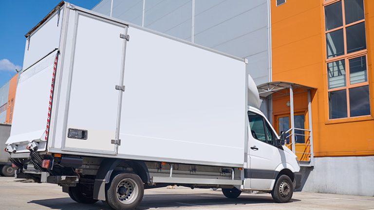 refrigerated shipping truck